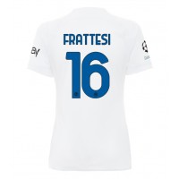Inter Milan Davide Frattesi #16 Replica Away Shirt Ladies 2023-24 Short Sleeve